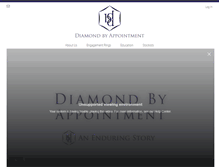 Tablet Screenshot of diamondbyappointment.com